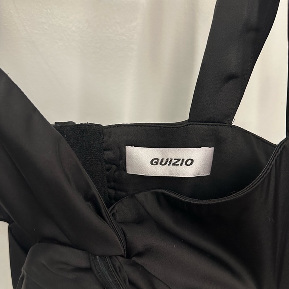 Danielle Guizio Twist Cut Out Mini Dress in Black size small - Picture 6 of 6